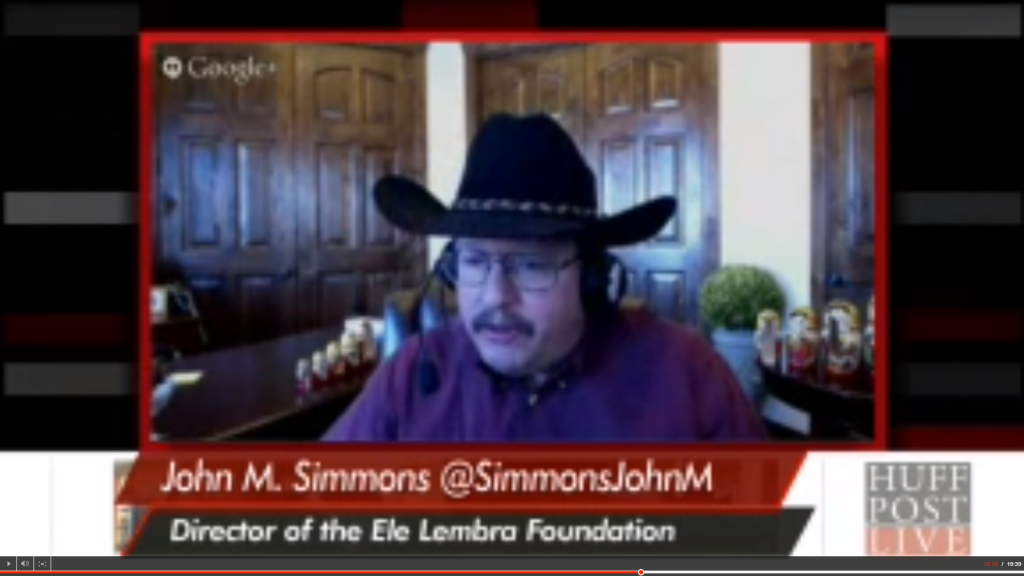 John Simmons GooglePlus Hangout at Huffington Post