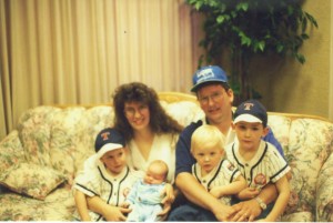 Amy and John with Cory, Jack, Steve and Mike moments after we first met Jack.