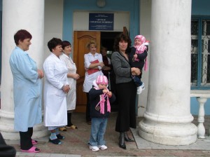 Mama Olga telling Luba Farewell