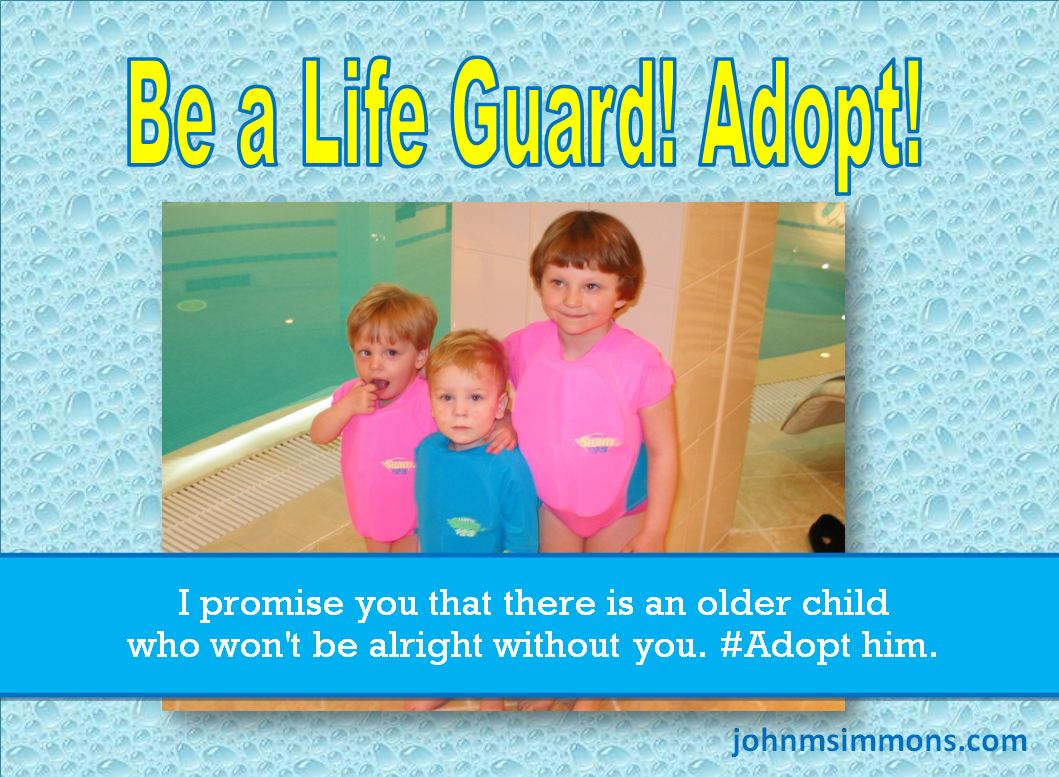 be a lifeguard and adopt
