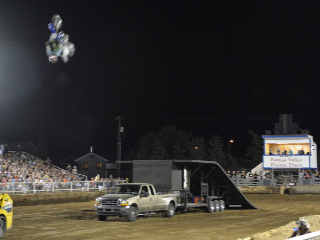 Motor Cycles at the Demolition Derby