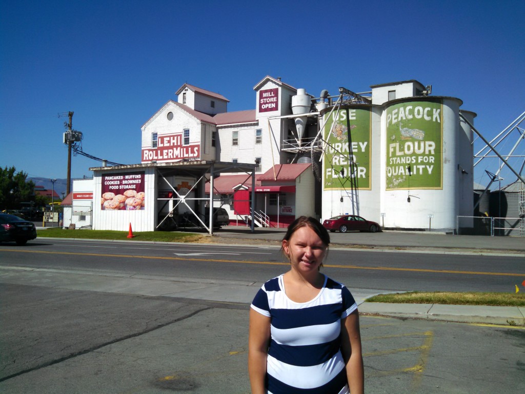 Photo of Emily at Lehi Roller Mills