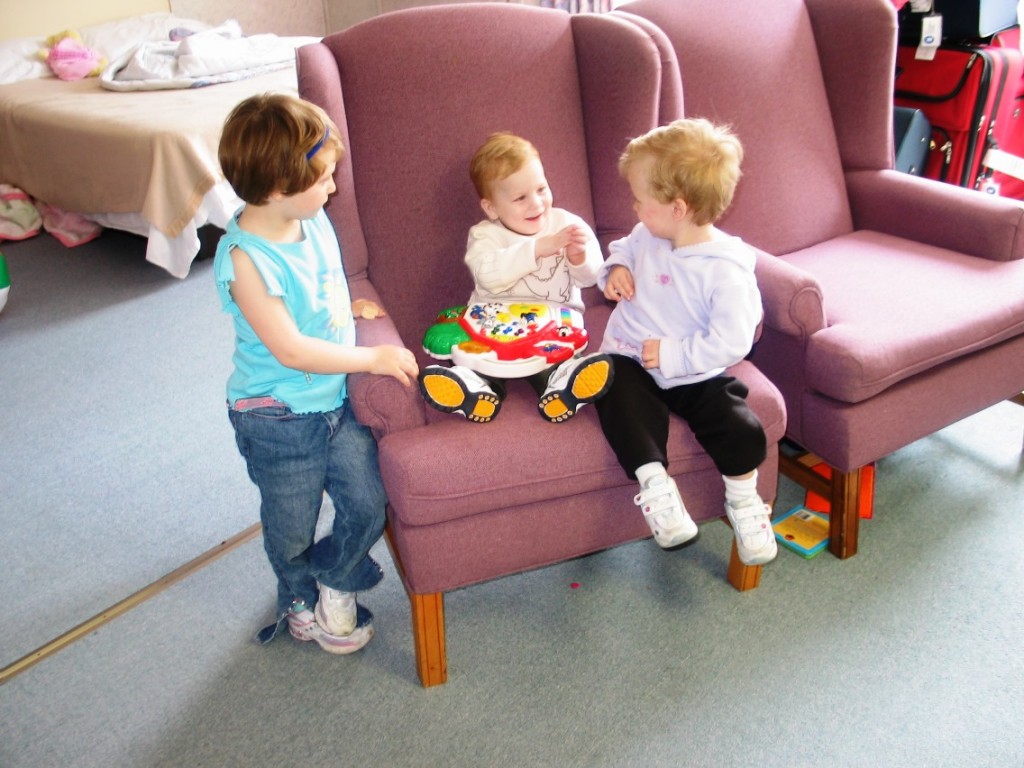 Sarah and Celeste meet Kirrill (Denney)