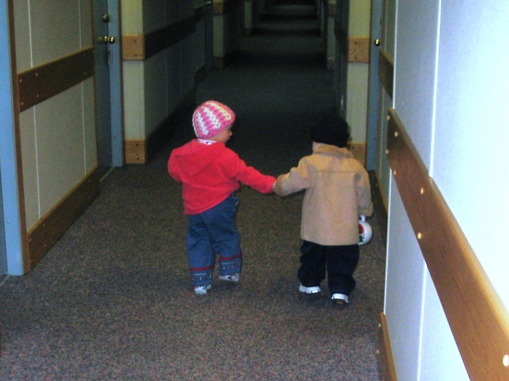 Celeste and Denney during the waiting period of our Russian adoptions