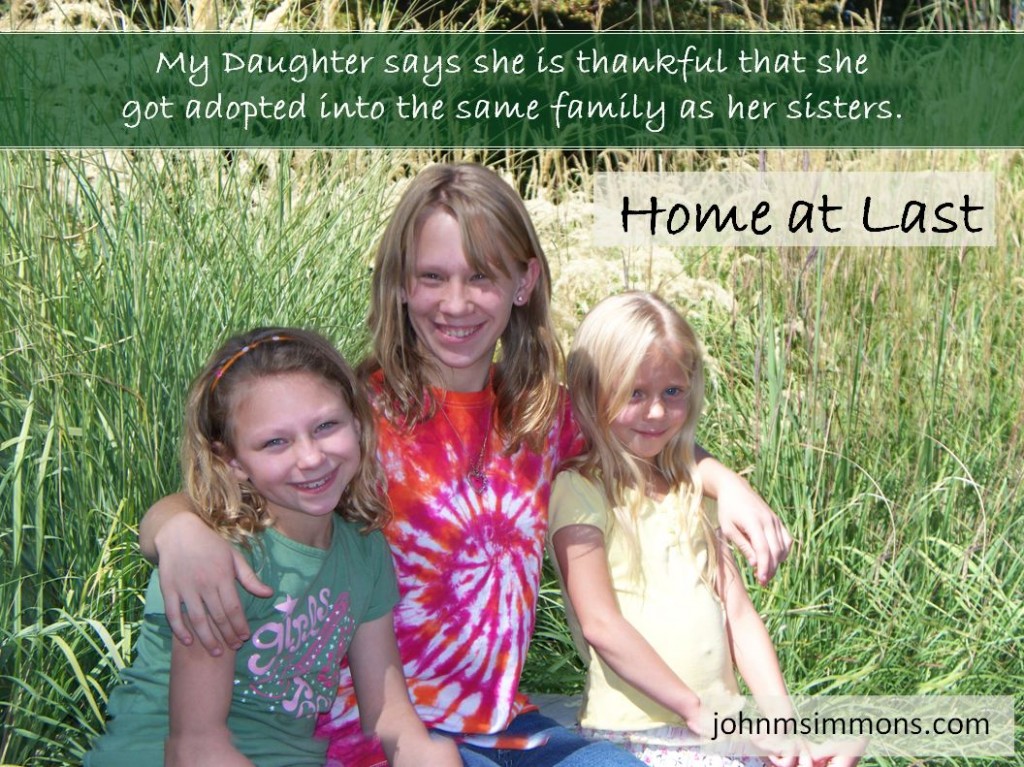 Sibling Adoption home at last