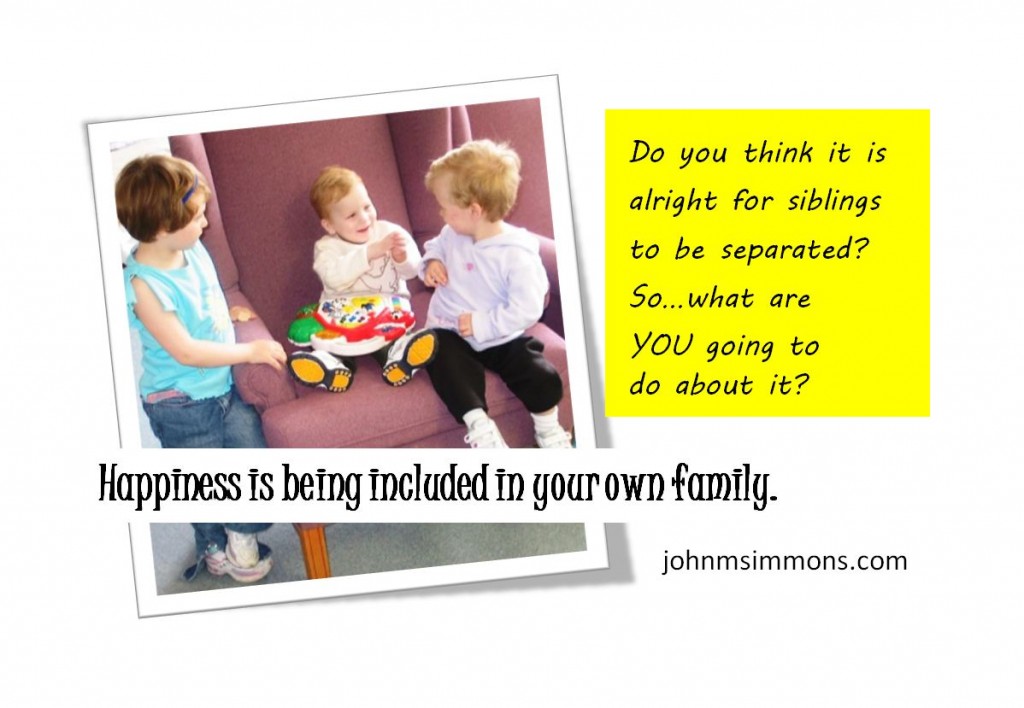 Sibling Adoption and their own family