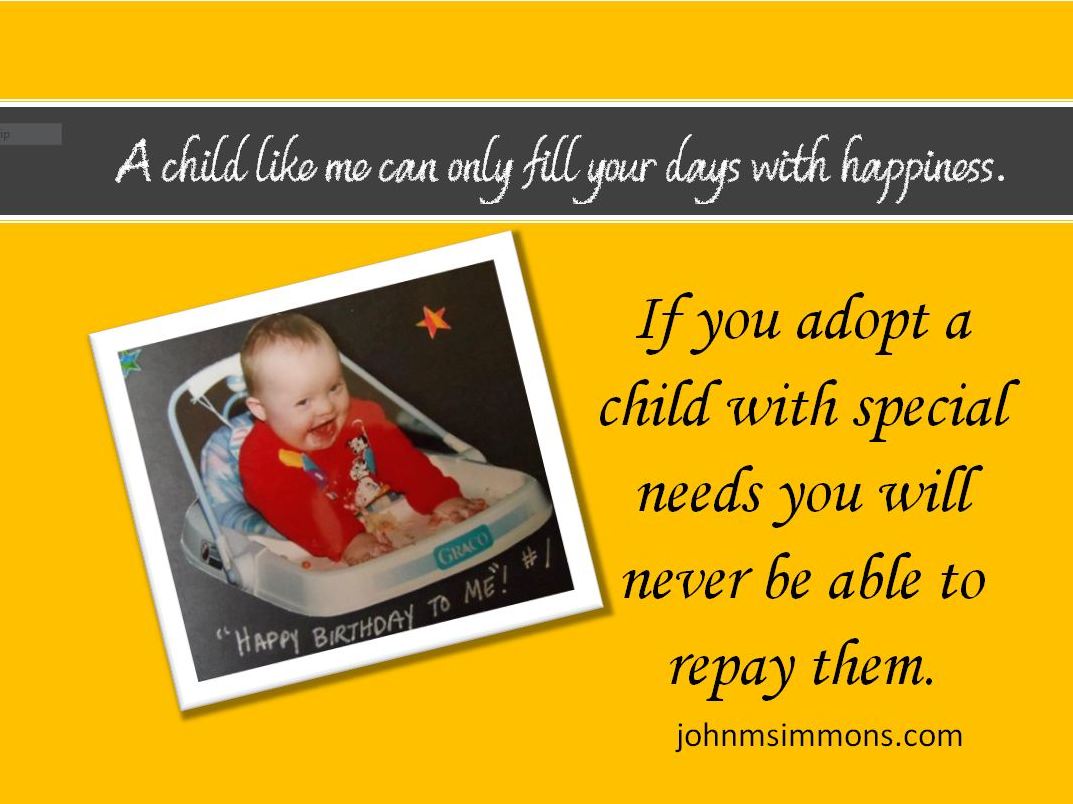 Special Needs Adoption happiness