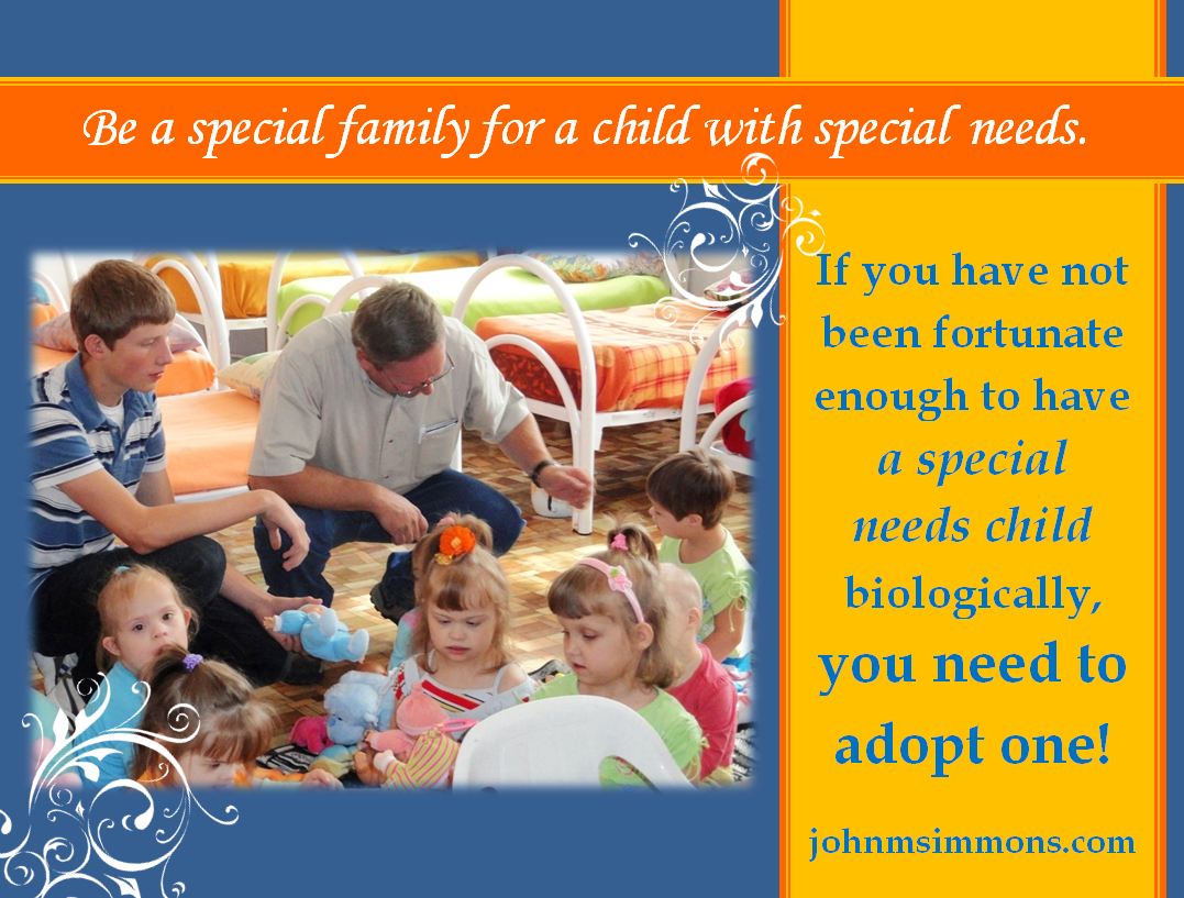 Special Needs Adoption if not biologically