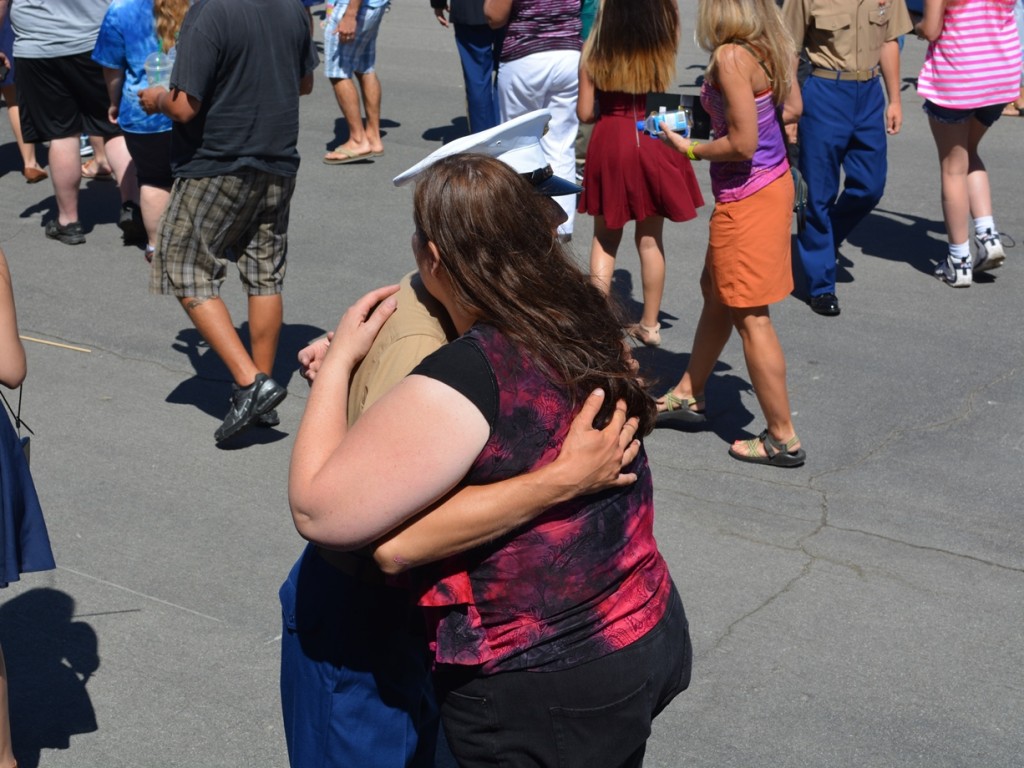a mom and her marine