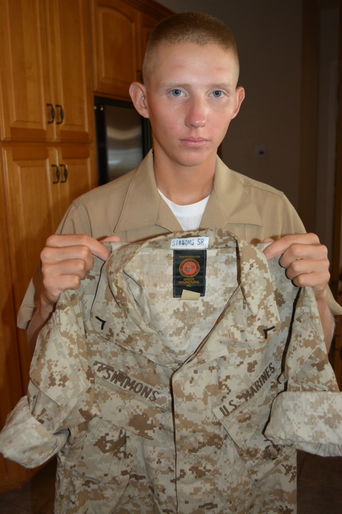 Embroiderd names on uniforms