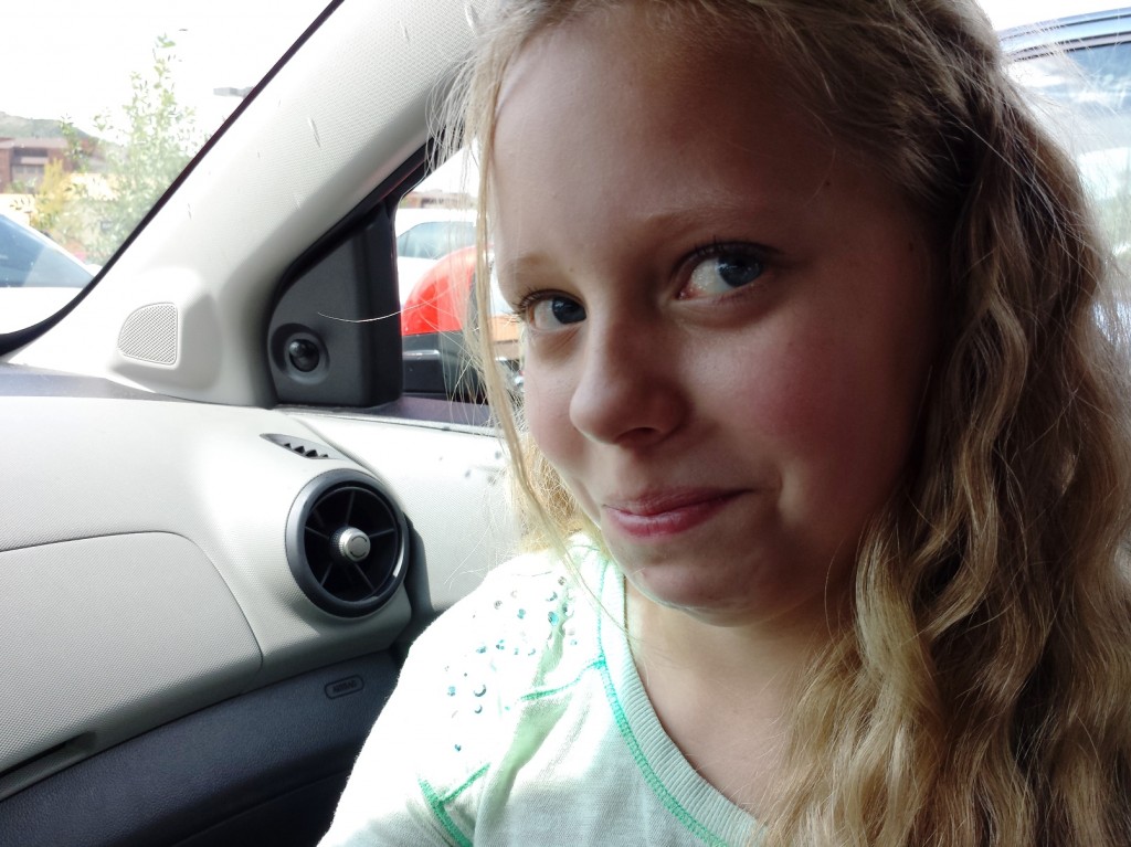 Celeste after School Shopping