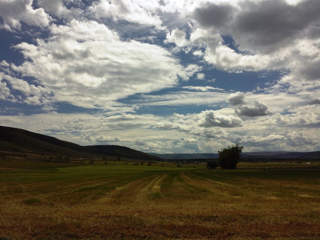 Autumn clouds in Kamas, Utah