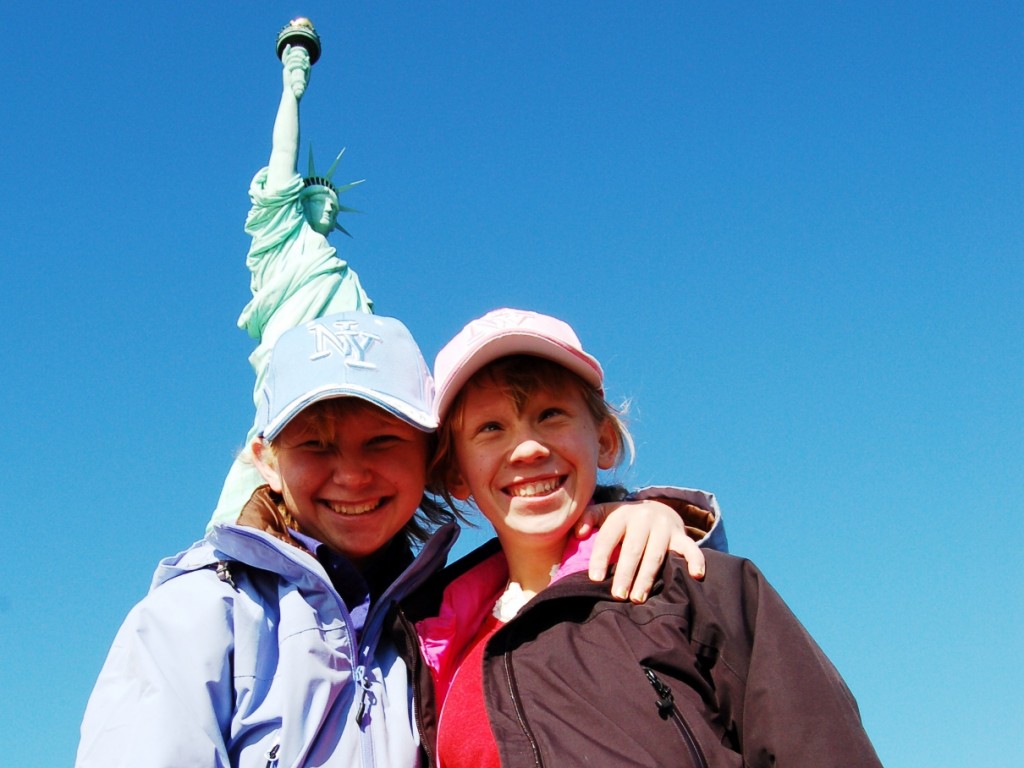 Emily Simmons and Annie Simmons in New York