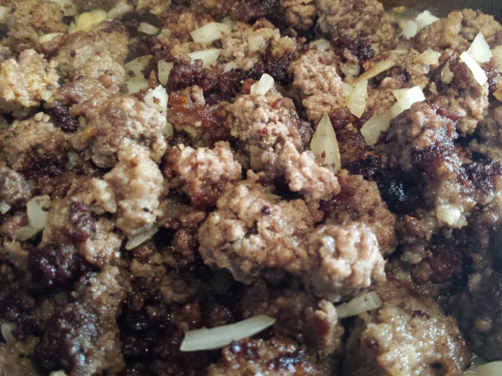 Tip: Brown the meat until it just starts to blacken in some areas.