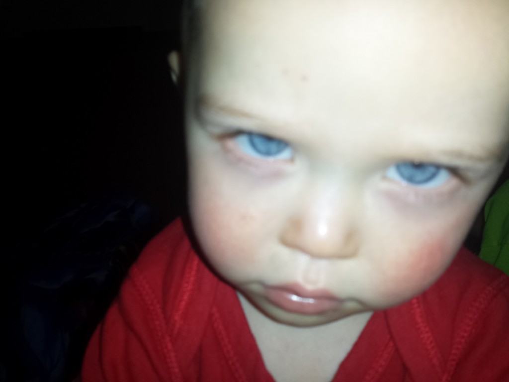 James Simmons pouting