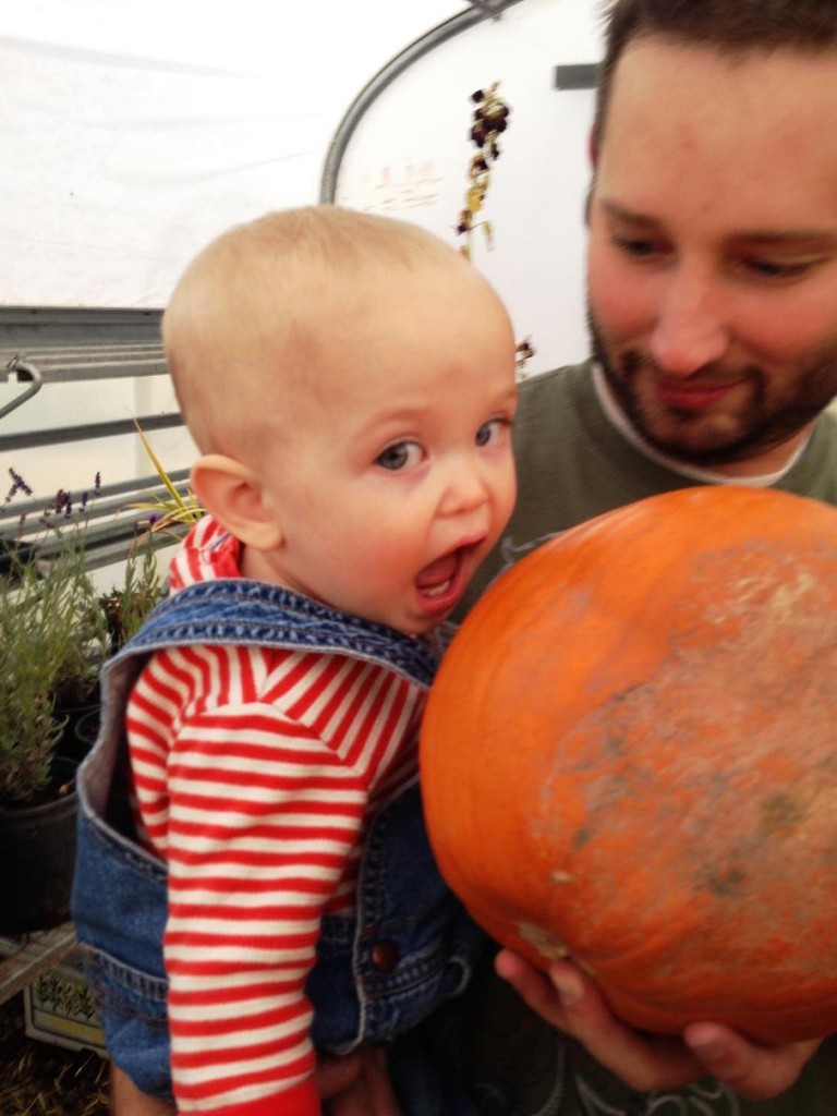 James Simmons tasting pumpkin