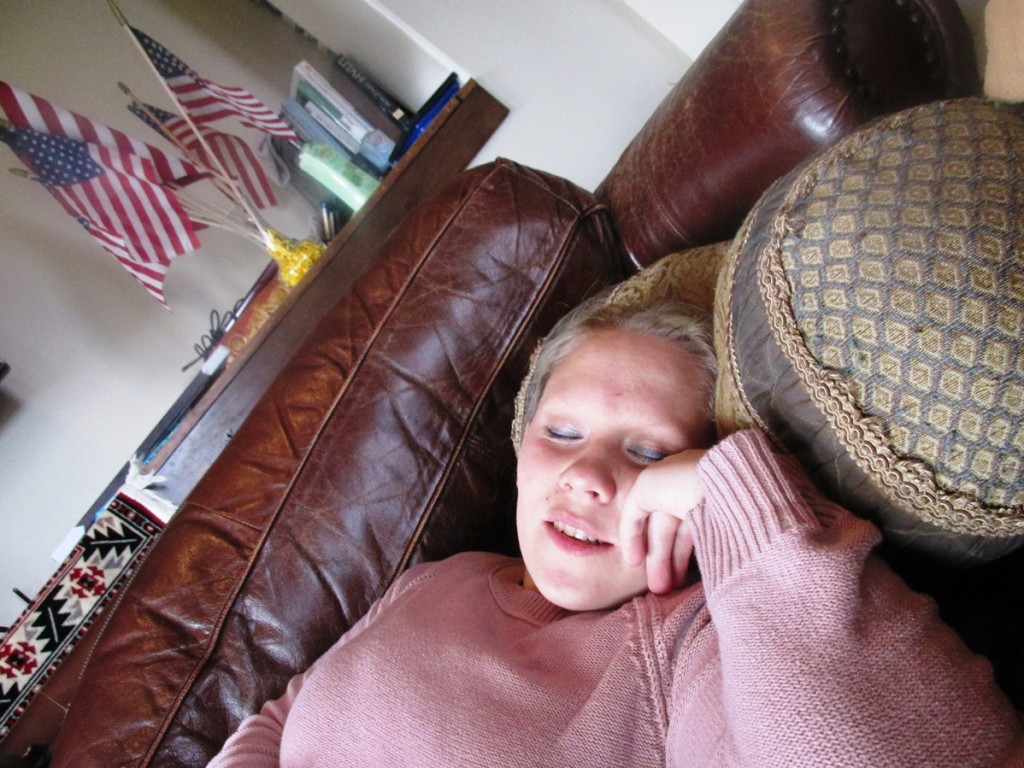 Annie Simmons Sleeping