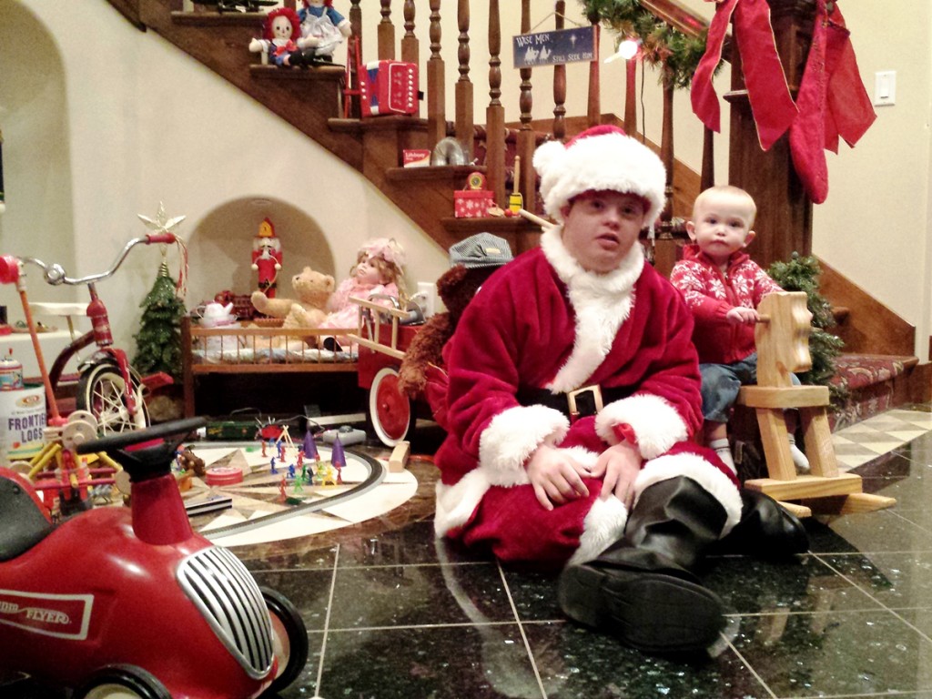 Jack and James in our Retro Christmas Corner