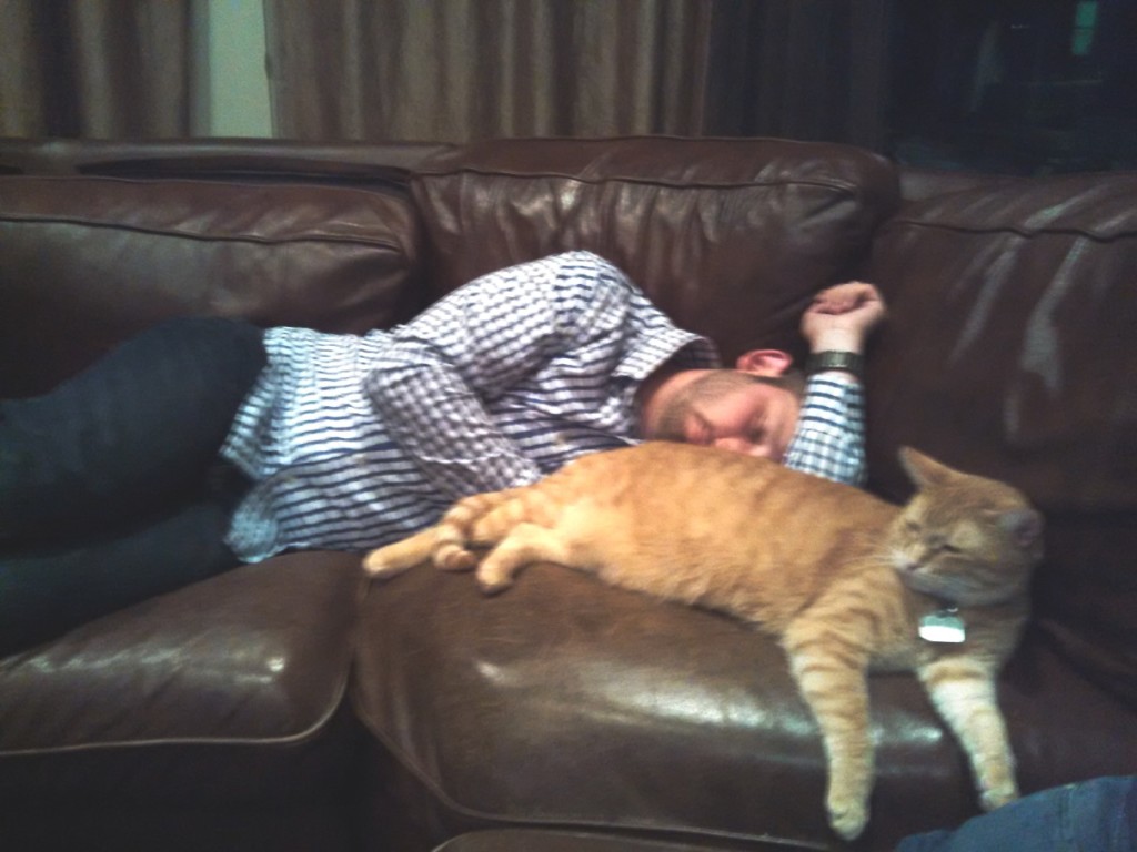 Mike Simmons and Jenya Napping