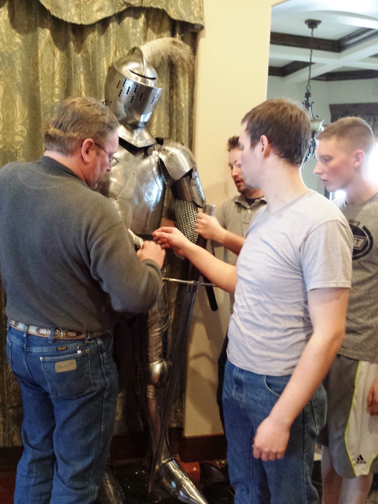 Assembling Suit of Armor