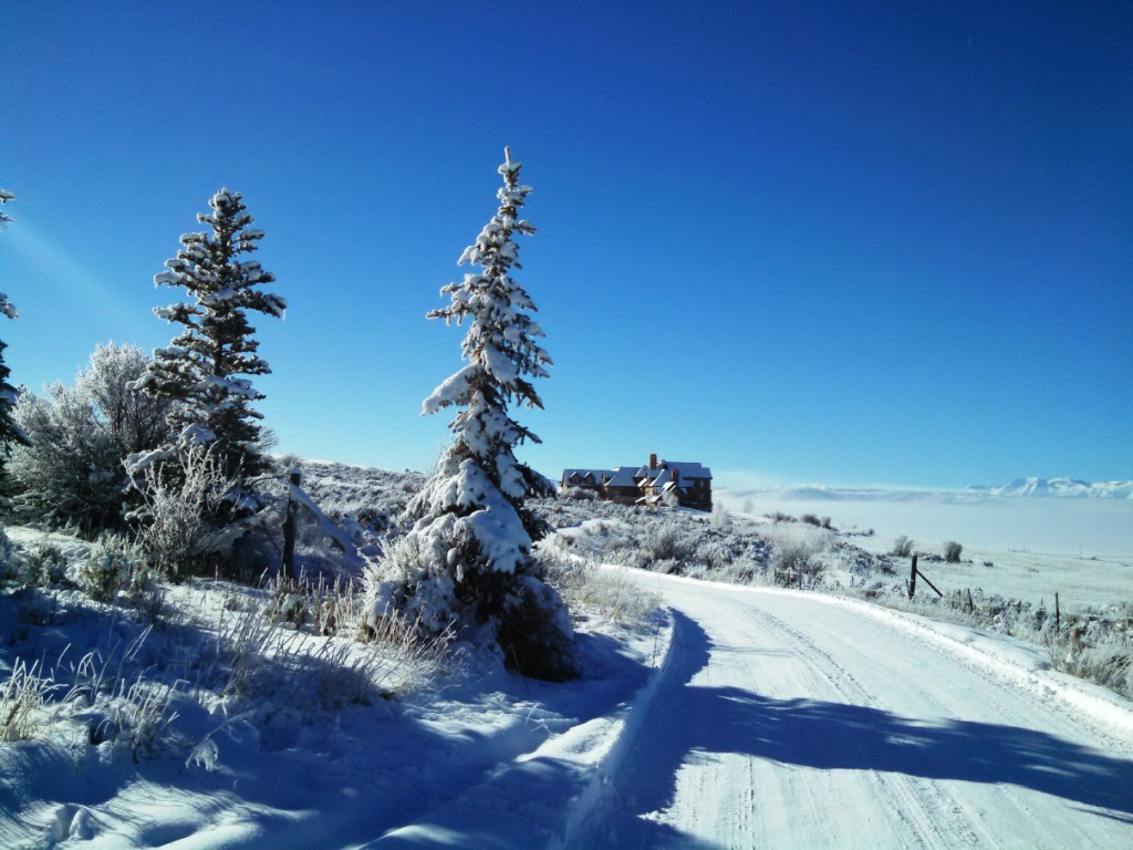 Simmons Family Home in Winter