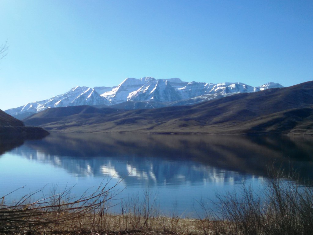 Mt. Timpanogos in Deer Creek